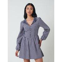 Nobodys Child Sienna Embroidered Collar Mini Dress - Pink