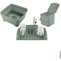 Minky Kitchen Bundle With Washing Up Bowl With Plug, Dish Rack And 3.5L Caddy