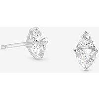 Simply Silver Sterling Silver 925 Cubic Zirconia Stud Earrings