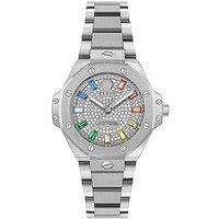 Philipp Plein Royal Prestige Stainless Steel Case Pave Dial Crystal Watch