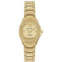 Philipp Plein The Spectre Lady Mini Ipyg Case Gold Dial, Crystal Ipyg Watch