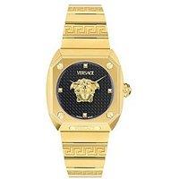 Versace Medusa Antares 35Mm Gold Tone Case Watch