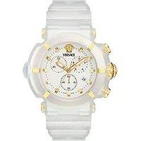 Versace Real Active White Chronograph Watch 45Mm