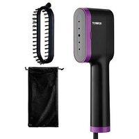 Tower T22038Lil Ceraglide Handheld Garment Steamer - Black & Lilac