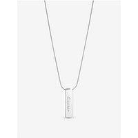 Simply Silver Sterling Silver 925 Polished Bar Pendant