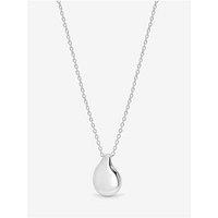 Simply Silver Sterling Silver 925 Polished Large Nugget Thread Through Pendant