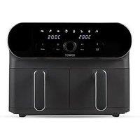 Tower Vortx Elite 10.4L Duo Basket Air Fryer, Sync Finish, Graphite