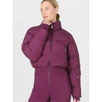 Sweaty Betty Cropped Waterproof Ski Jacket - Purple