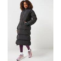 Sweaty Betty Nimbus Longline Waterproof Puffer - Black