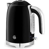 Swan Sk19026Blk Solace 1.7L Cordless Kettle - Black