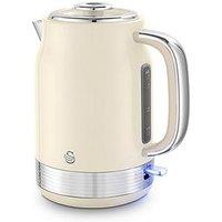 Swan Sk19025C Retro Revive 1.7L Jug Kettle - Chantilly Cream & Chrome