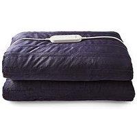 Morphy Richards Teddy Fleece & Flannel Fleece Throw 200Cm X 180Cm Blue