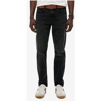 Superdry Vintage Slim Straight Fit Jeans - Black