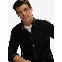 Superdry Superdry Classic Needle Cord Long Sleeve Shirt - Black