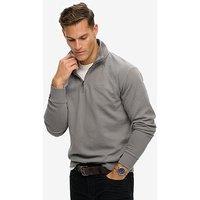 Superdry Essential Logo Raglan Henley - Grey