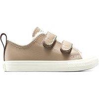 Converse Infant Chuck Taylor All Star Ox Fuzzy-Lining Easy-On Low Top - Beige