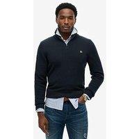 Superdry Cotton Half Zip Knit Jumper