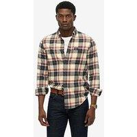 Superdry Long Sleeve Check Shirt - Red