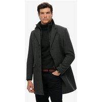 Superdry Tailored Town Coat - Dark Grey