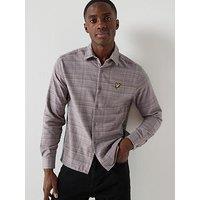 Lyle & Scott Checked Flannel Shirt - Grey