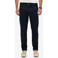 Superdry Vintage Slim Straight Fit Jeans - Black