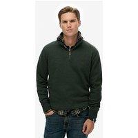 Superdry Essential Logo Half Zip Sweat - Green