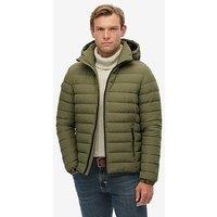 Superdry Hooded Fuji Padded Jacket - Green