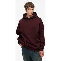 Superdry Oversized Hoodie - Dark Red