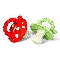 Chompy Mushroom Teether Red & Green (Pouch)