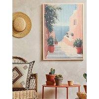Hestia Thread Wall Art Picture - Mediterranean
