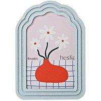 Hestia Arched Frame 4" X 6" - Blue