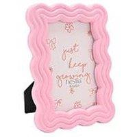 Hestia Wiggly Frame 4" X 6" - Pink