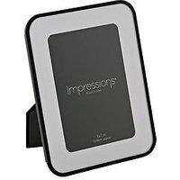 Hestia Impressions Black Oval Corner Photo 5" X 7"