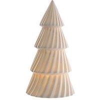 The Christmas Gift Co Ceramic Led Light Up Christmas Tree 19Cm