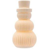 The Christmas Gift Co Ceramic Led Light Up Snowman 14Cm