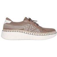 Skechers Wilshire Blvd Bellevue Slip-On Trainer - Mocha