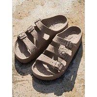 Birkenstock Florida Flex Iii Platform Eva Sandal - Gray Taupe