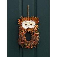 Scottish Everlastings 32Cm Straw / Woodshave Owl
