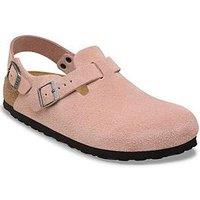 Birkenstock Tokio Suede Clog Shoe - Pink Clay