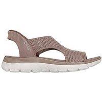 Skechers Wide Fit Summits Sweetly Evolved Sandal - Mocca