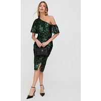 Lily & Lionel Nola Sequin Dress - Green