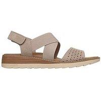 Skechers Arch Fit Oasis B Perf Sandal - Taupe Microfiber