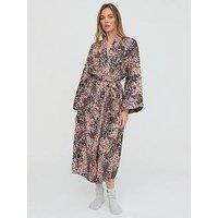 Lily & Lionel Corina Leopard Robe - Brown