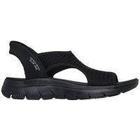 Skechers Wide Fit Summits Sweetly Evolved Sandal - Black