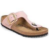 Birkenstock Gizeh Big Buckle Leather Sandal - Soft Pink
