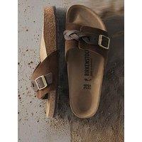 Birkenstock Oita Braided Suede Sandal - Carafe