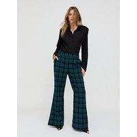 Lily & Lionel Zena Trouser - Blue/Green Check