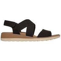 Skechers Arch Fit Oasis B Perf Sandal - Black Microfiber