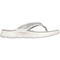 Skechers Go Walk Flex Sandal Toe-Post Sandal - White