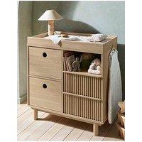 Mamas & Papas Oska Narrow Dresser Changer - Natural Oak